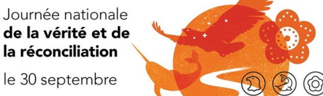 Bannière de la Journée nationale de la vérité et de la réconciliation