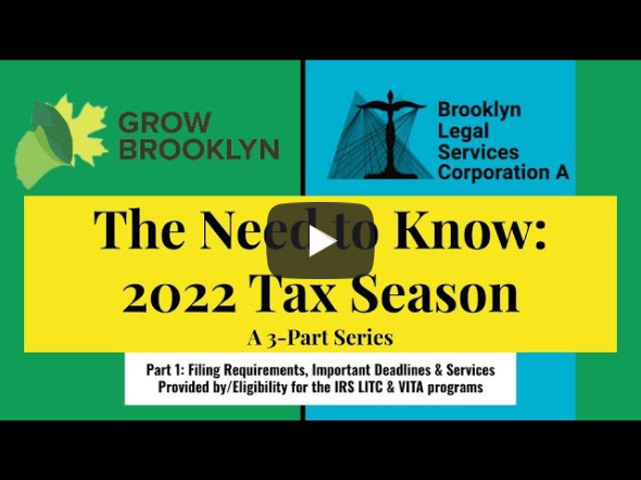 The Need to Know Series: 2022 Tax Season Part 1