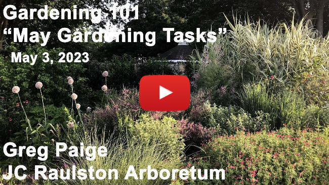 Gardening 101 - "May Gardening Tasks"