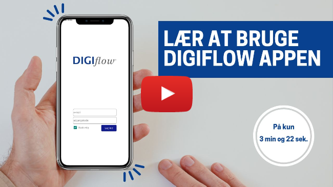 Demo af Digiflow app Demo af Digiflow app