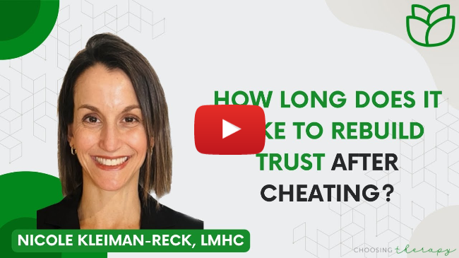 How long does it take to gain your partner’s trust back after cheating?