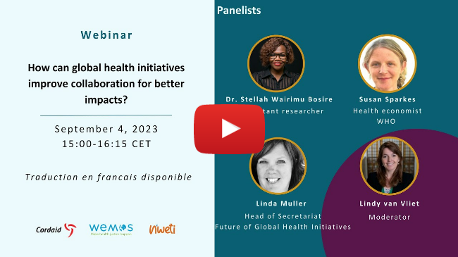 Webinar: How can global health initiatives improve collaboration for better impacts?