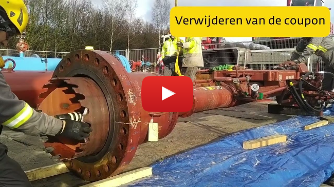 HyTap – werken aan gasvoerende waterstofleiding HyTap – werken aan gasvoerende waterstofleiding