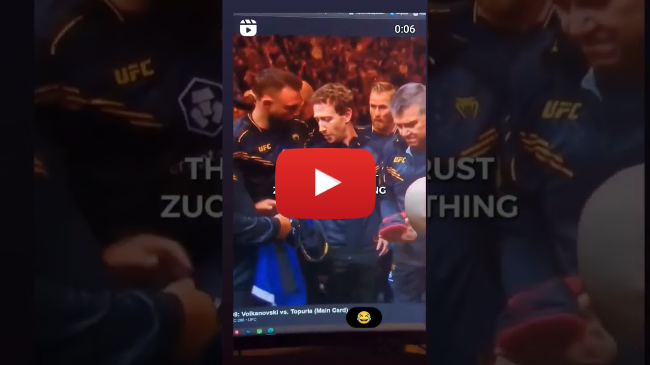 Mark Zuckerberg bought his way into a UFC Corner