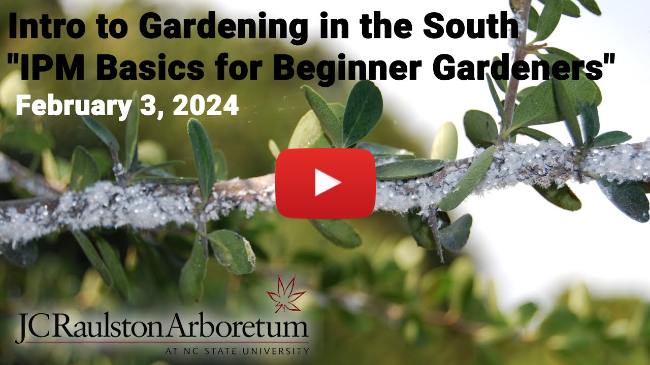 Intro to Gardening in the South - "IPM Basics for Beginner Gardeners" - Greg Paige