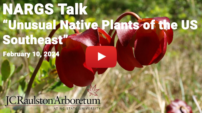 NARGS Talk - Zachary Hill - "Unusual Native Plants of the U. S. Southeast"