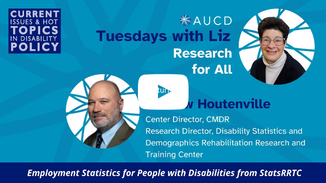 Tuesdays with Liz: Employment Statistics for People with Disabilities from StatsRRTC