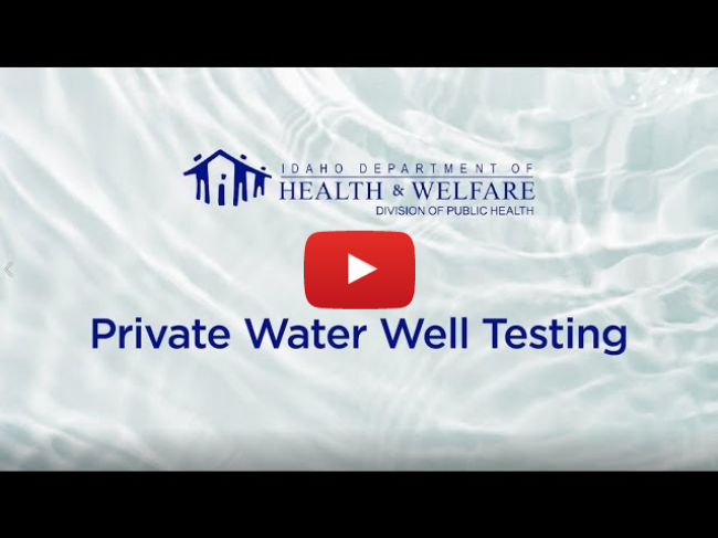 DHW - Idaho Private Water Well Testing