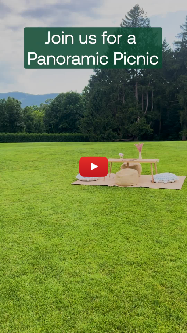 Reserve a Panoramic Picnic on the Highwood Lawn with your friends to enjoy a luxury picnic with the best views before your next performance at Tanglewood.