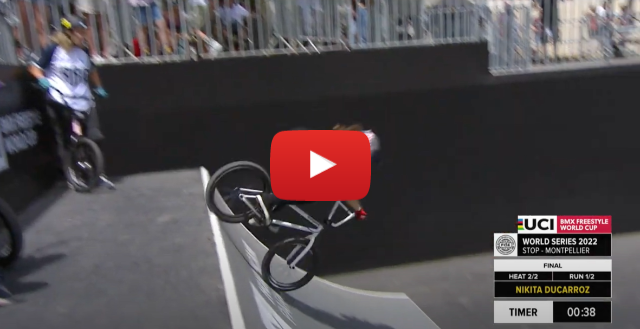 Nikita Ducarroz | 3rd - UCI BMX Freestyle Park World Cup Women Final | #FISEMontpellier 2022