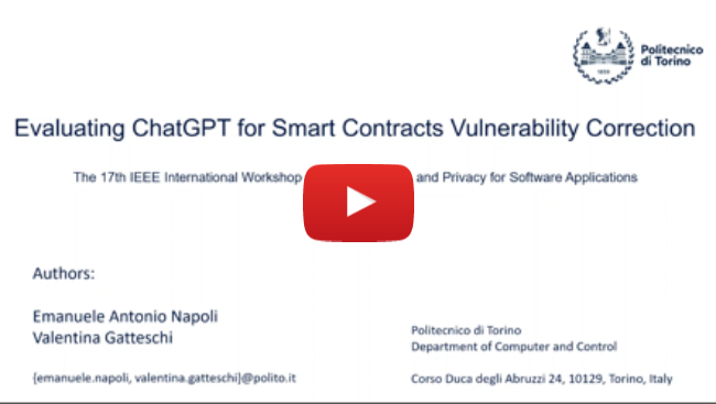 Evaluating ChatGPT for Smart
Contracts Vulnerability Correction