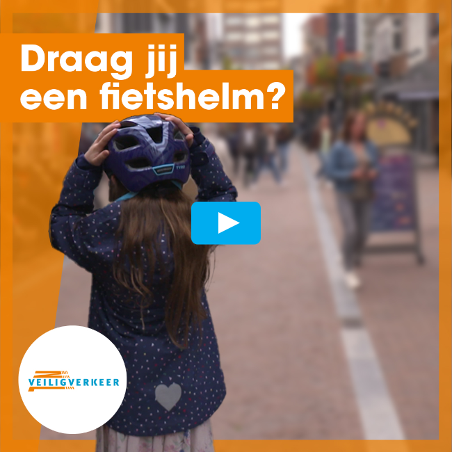 Draagt jouw kind al een fietshelm? 