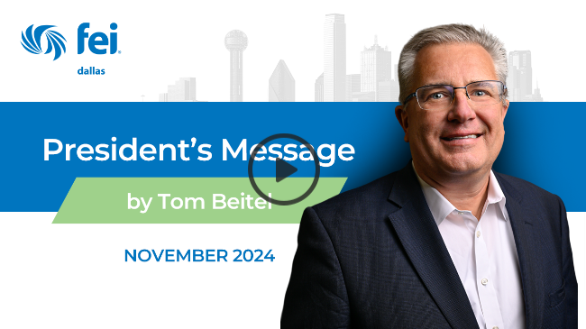 President's Message November