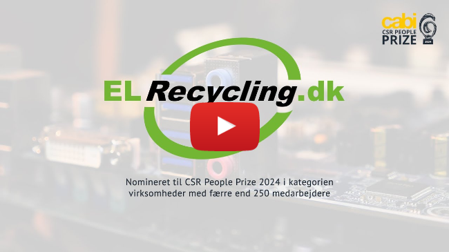 El Recycling er nomineret til CSR People Prize 2024