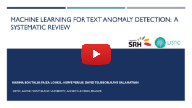 Machine Learning for Text Anomaly Detection: A Systematic Review