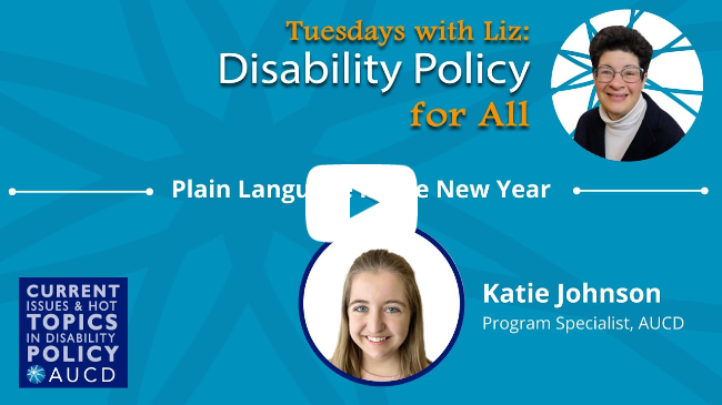 Tuesdays with Liz: Plain Language in the New Year