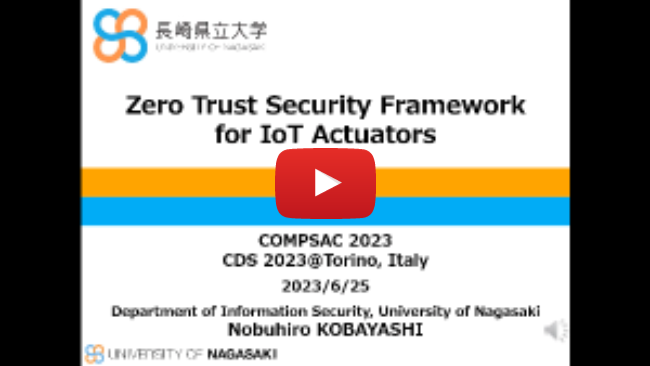 Zero Trust Security Framework for
IoT Actuators