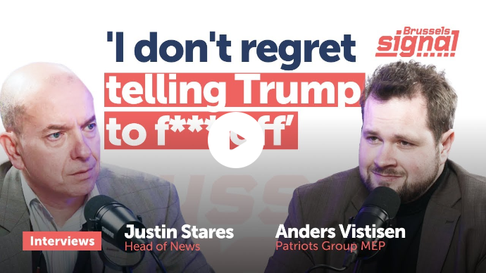 'I don't regret telling Trump to f*** off': In interview, Anders Vistisen MEP