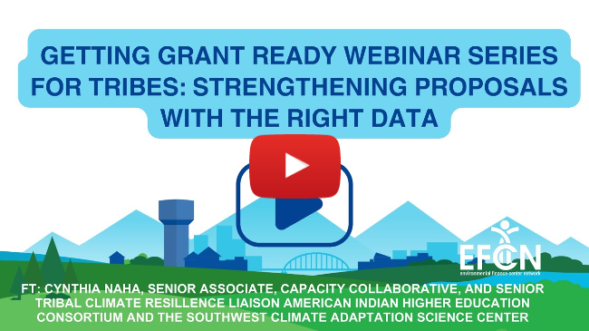 Webinar | Getting Grant Ready Webinar Series for Tribes: Strengthening Proposals with the Right Data Webinar | Getting Grant Ready Webinar Series for Tribes: Strengthening Proposals with the Right Data