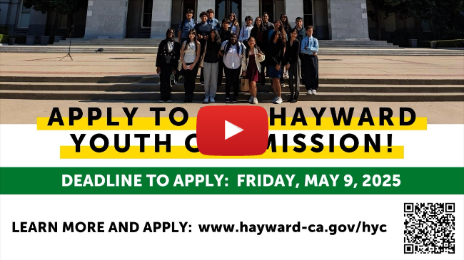 Apply to the Hayward Youth Commission!! Apply to the Hayward Youth Commission!!