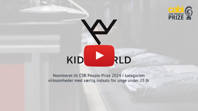 Kids-world er vinder af CSR People Prize 2024 Kids-world er vinder af CSR People Prize 2024