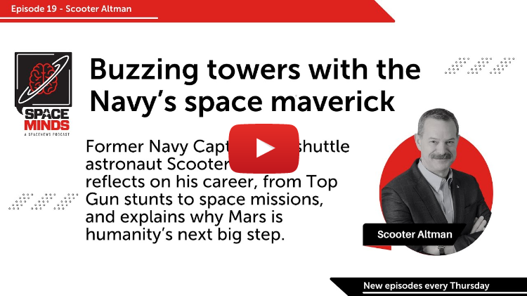 Buzzing Towers with the Navy's Space Maverick