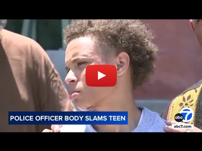 Viral Video: San Bernardino Cop Body-Slams Partially Handcuffed 17-Year-Old | Teen Speaks Out Viral Video: San Bernardino Cop Body-Slams Partially Handcuffed 17-Year-Old | Teen Speaks Out