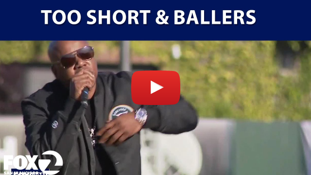 Rapper Too $hort shows love for Oakland at Ballers game | KTVU Rapper Too $hort shows love for Oakland at Ballers game | KTVU