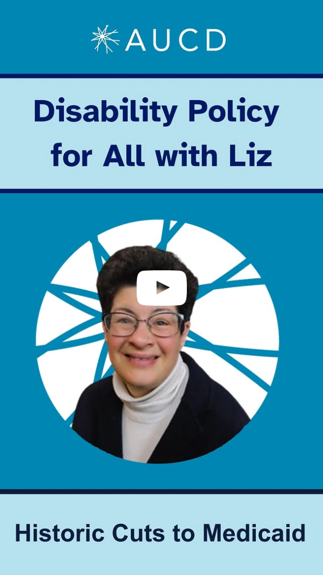 Disability Policy for All with Liz: Historic Cuts to Medicaid Disability Policy for All with Liz: Historic Cuts to Medicaid