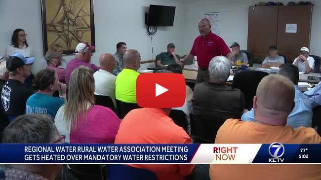 Regional Water Rural Water Association meeting gets heated over mandatory water restrictions Regional Water Rural Water Association meeting gets heated over mandatory water restrictions