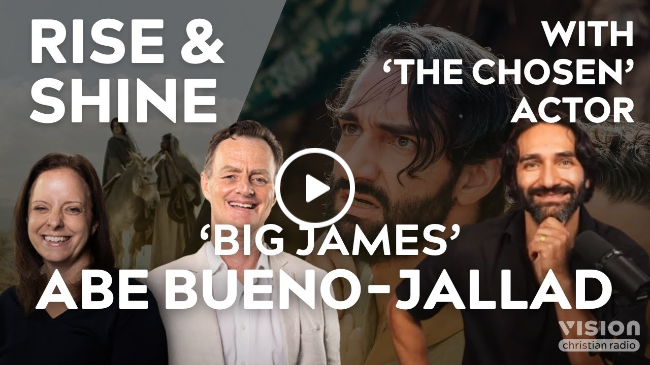 The Chosen's Big James (Abe Bueno-Jallad) talks Season 6, Coffee and his 'Mexiterranean' Last Name!