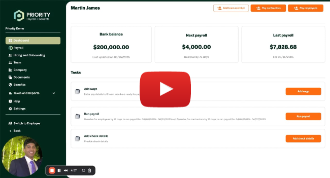 Priority Payroll Walkthrough Priority Payroll Walkthrough