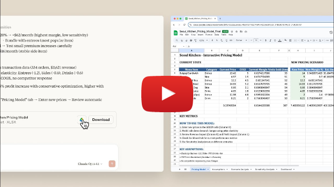 Preview: Claude can create and edit files