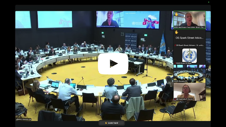 AHF’s Tamara Prinsenberg Delivers Intervention at Intergovernmental Working Group Meeting AHF’s Tamara Prinsenberg Delivers Intervention at Intergovernmental Working Group Meeting