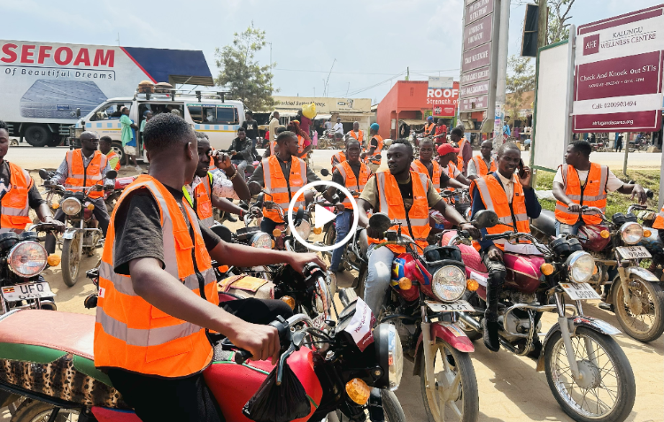 Boda Boda Riders Mobilized for HIV Prevention In Uganda Boda Boda Riders Mobilized for HIV Prevention In Uganda
