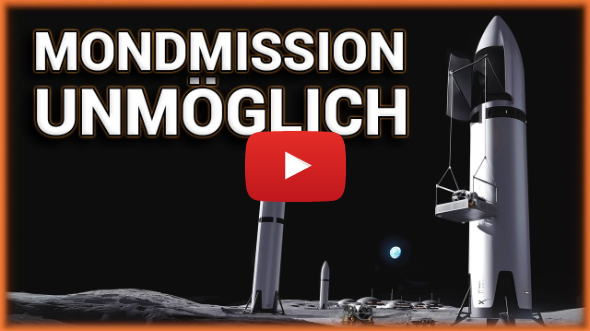 Warum wir nicht zum Mond fliegen können, hat EINEN Grund!