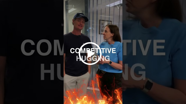 Competitive Hugging? with Fel & Andy | Rise & Shine