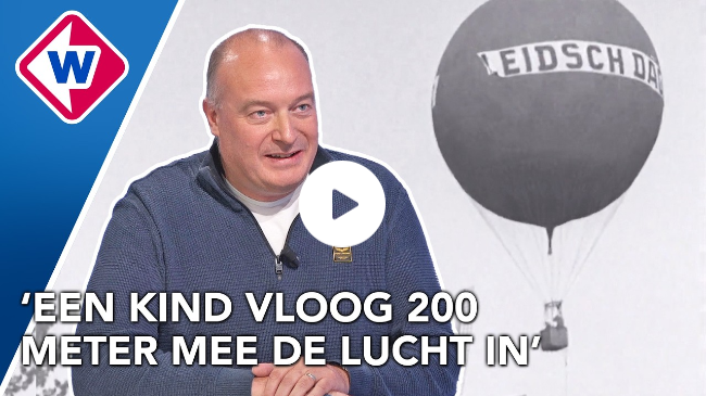 Stunt met luchtballon tijdens Leidens Ontzet 1925 ging bijna helemaal mis