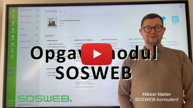 Modulet Opgaver i SOSWEB