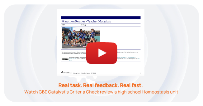 CBE Catalyst's Criteria Check Bot Walkthrough CBE Catalyst's Criteria Check Bot Walkthrough