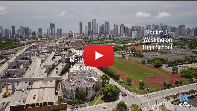 Aerial View of Miami MoCAAD's Future Home