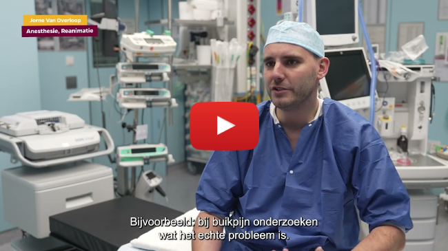 We stellen graag aan je voor: dr. Jorne Van Overloop, anesthesist
