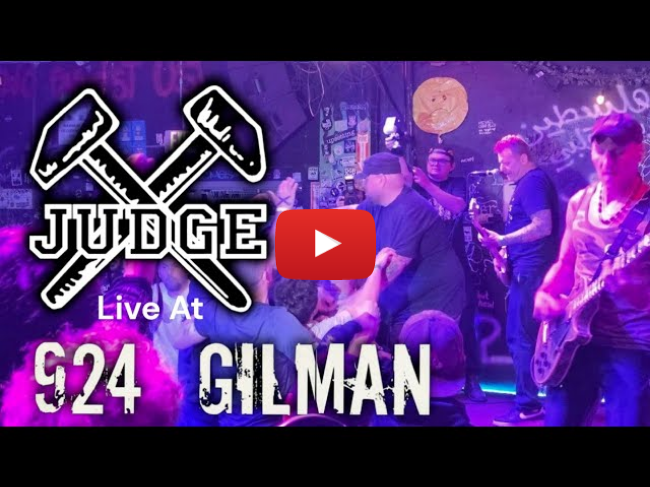 JUDGE Live at 924 Gilman 10/20/25 [FULL SET]
