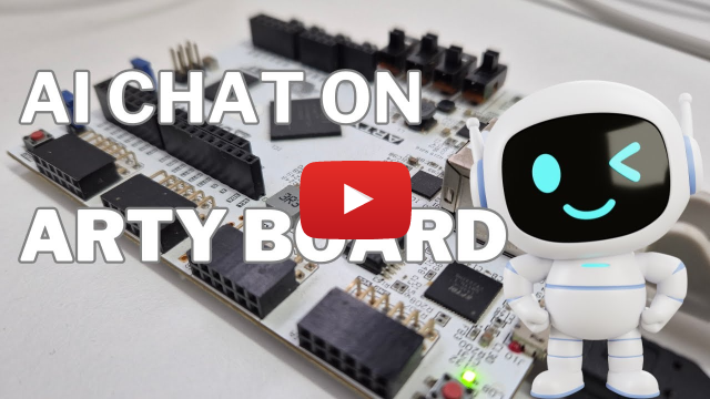 Talking to my FPGA: AI Chat on MicroBlaze