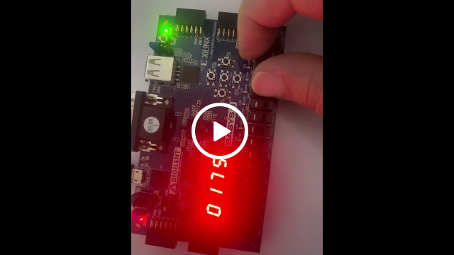 IMG MicroBlaze MCS Seven-Segment Counter on Basys 3 FPGA