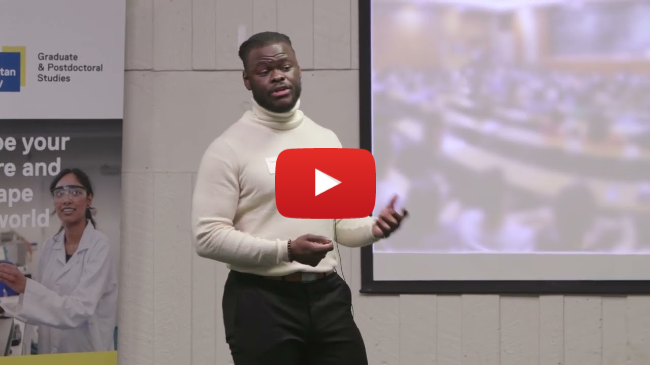 Youtube window showing preview of video with Daryll Wilson. This is a playable video window.