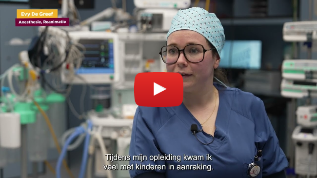 We stellen aan je voor: dr. Evy De Greef, anesthesist