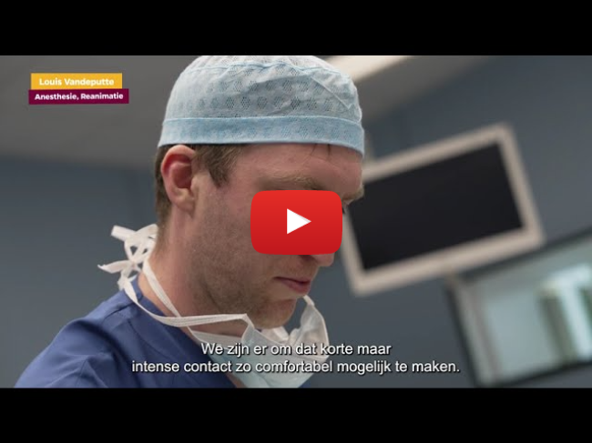 We stellen graag aan je voor: dr. Louis Vandeputte, anesthesist