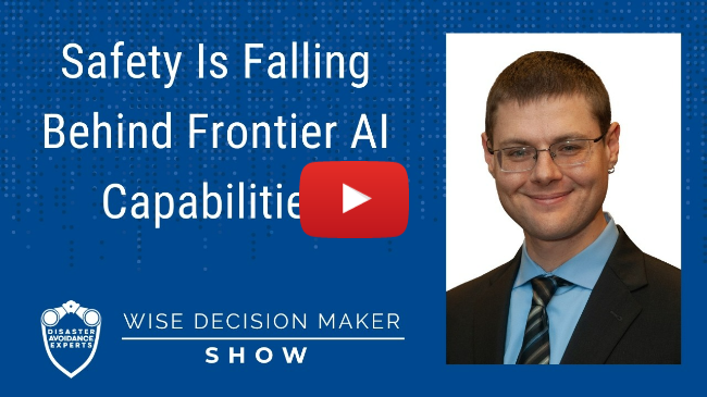 Safety Is Falling Behind Frontier AI Capabilities