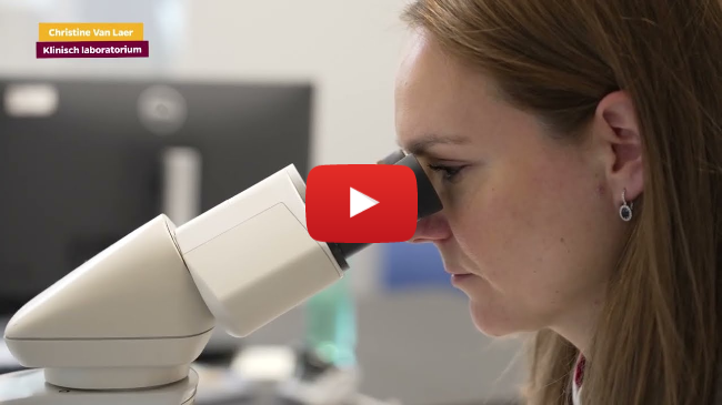 We stellen graag aan je voor... dr. apr. biol. Christine Van Laer, klinisch bioloog